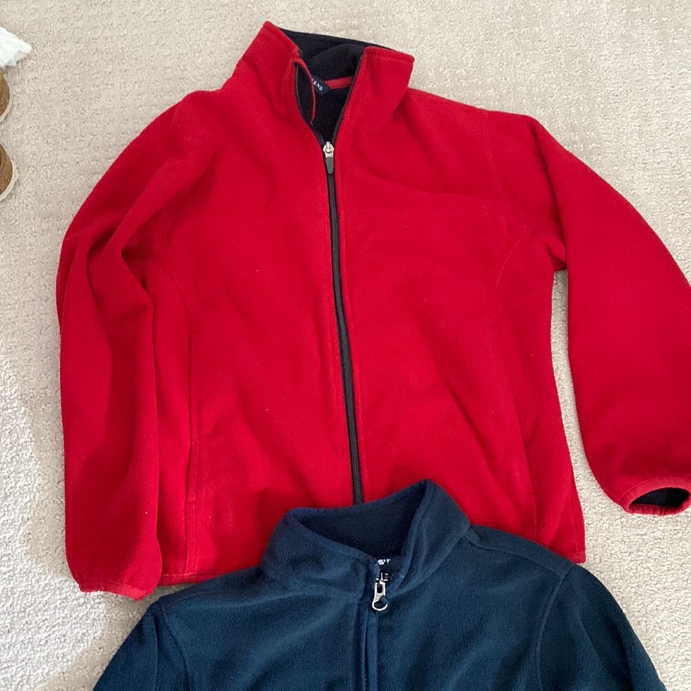 Kids Lands End fleece jackets